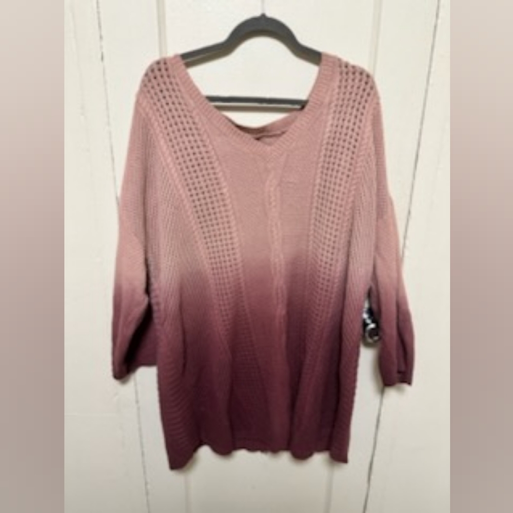 Torrid Pink Ombre Sweater